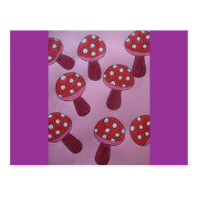 Pink Toadstool Products Postcard