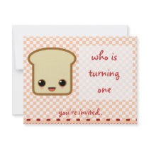 pink toast invitation birthday party
