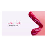 Pink-tone Makeup Artist Business Card