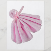 Pink towel flyers