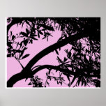 Pink Tree Branch Print