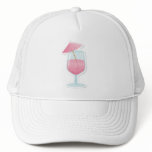 Pink Tropical Cocktail Hat