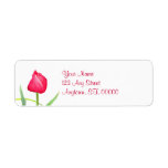 Pink Tulip Address Labels