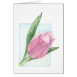 Pink Tulip Card