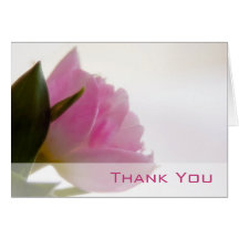 Pink Tulip • Thank You Card