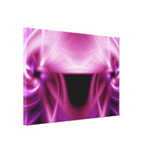 Pink Twist Stretched Canvas Print