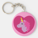 Pink Unicorn Keychains