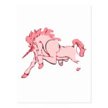 Pink Unicorn Post Card
