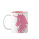 Pink Unicorn with Skulls mugs