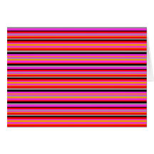 Pink Vibration Abstract Blank Card