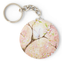 Pink View Blossom Keychain