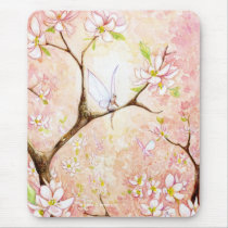 Pink View Blossom Mouse Pad