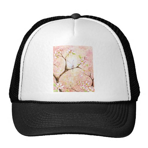 Pink View Blossom Trucker Hat