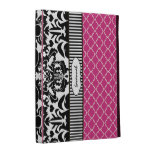 Pink Vintage Gothic Damask Morccan Tile iPad Case