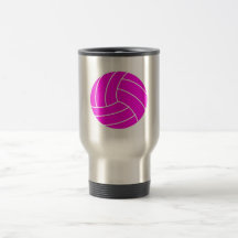 Pink Volleyball Coffee Mug