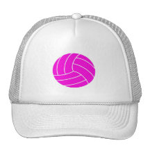 Pink Volleyball Hat