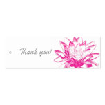 Pink Water Lily Gift Tags Business Cards