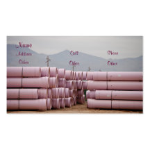 Pink Water Pipe Business Card