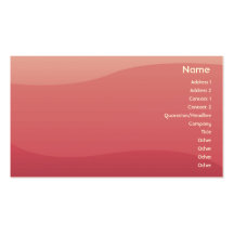 Pink Waves - Business Business Cards