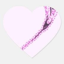 PINK WHIP HEART STICKERS