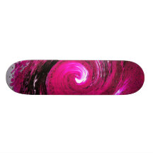 Pink Whirlpool Skateboard Deck