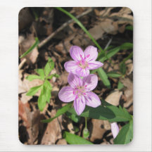Pink Wildflower Mousepad