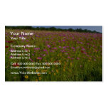 Pink Wildflowers, central Virginia flowers Business Card Templates