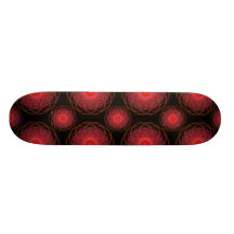 Pink Wispy Hippy Mandala Skate Board Decks