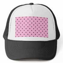 Pink with little black stars. trucker hats