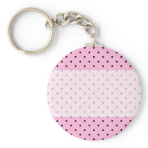 Pink with little black stars. key chains