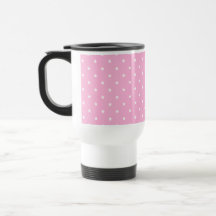 Pink with little white stars. coffee mug