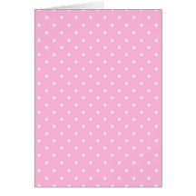 Pink with little white stars. Custom Cards