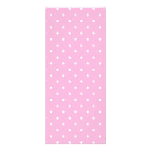 Pink with little white stars. custom invites