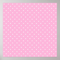 Pink with little white stars. Custom Posters