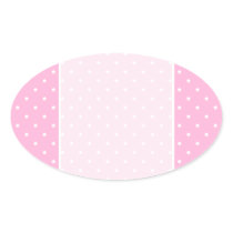 Pink with little white stars. Custom Sticker