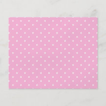 Pink with little white stars. flyer
