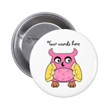 Pink yellow spotted owl