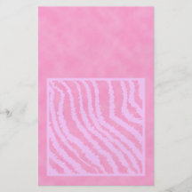 Pink Zebra Print, Animal Pattern. Flyers