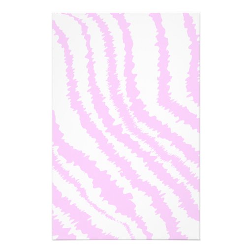Pink Zebra Print, Animal Pattern. Customized Stationery