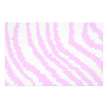 Pink Zebra Print, Animal Pattern. Stationery