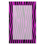 Pink Zebra Print Stationery