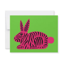 Pink Zebra Rabbit