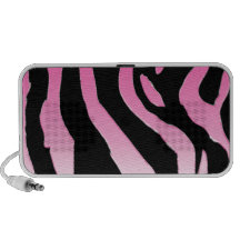 PINK zebra stripe! Animal print Speaker