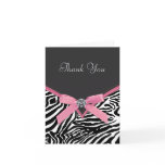 Pink Zebra Thank You Cards