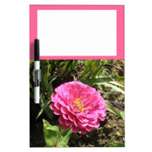 Pink Zinnia Memo Board