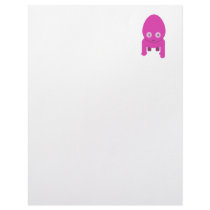 pink zombie walking dead letterhead design