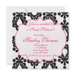 pinkbday,sweet sixteen party invitations