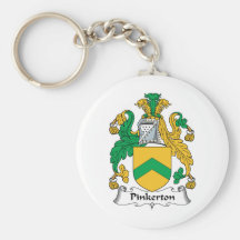 Pinkerton Family Crest Keychain