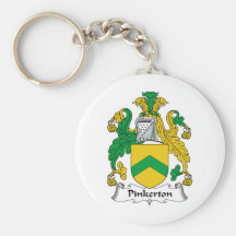 Pinkerton Family Crest Keychains