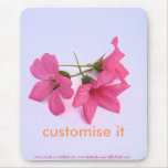 Pinkflowers mousepad